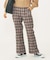 PLAID FLARED PANTS