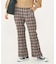 PLAID FLARED PANTS