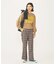 PLAID FLARED PANTS