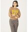 PLAID FLARED PANTS