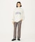 PLAID FLARED PANTS
