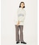 PLAID FLARED PANTS