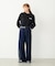 FRINGE DENIM PANTS