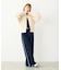 FRINGE DENIM PANTS