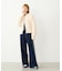 FRINGE DENIM PANTS