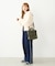 FRINGE DENIM PANTS