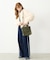 FRINGE DENIM PANTS