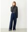 FRINGE DENIM PANTS