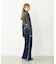FRINGE DENIM PANTS