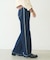 FRINGE DENIM PANTS