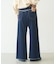 FRINGE DENIM PANTS