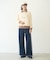 FRINGE DENIM PANTS