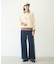 FRINGE DENIM PANTS