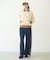 FRINGE DENIM PANTS