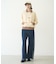 FRINGE DENIM PANTS