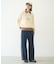 FRINGE DENIM PANTS