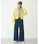 FRINGE DENIM PANTS