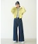 FRINGE DENIM PANTS