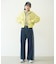 FRINGE DENIM PANTS