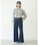 FRINGE DENIM PANTS