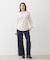 FRINGE DENIM PANTS