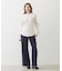 FRINGE DENIM PANTS