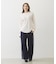 FRINGE DENIM PANTS