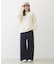 FRINGE DENIM PANTS