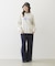 FRINGE DENIM PANTS
