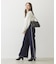 FRINGE DENIM PANTS