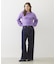 FRINGE DENIM PANTS