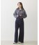 FRINGE DENIM PANTS