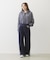 FRINGE DENIM PANTS