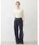 FRINGE DENIM PANTS