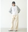 FRINGE DENIM PANTS