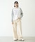 FRINGE DENIM PANTS