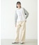 FRINGE DENIM PANTS