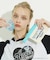 MILKFED. x ANGEL BLUE FLAT POUCH