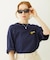 MILKFED. LOGO SQUARE SUNGLASSES