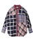 PLAID PATCHWORK SHIRT