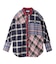 PLAID PATCHWORK SHIRT