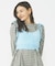 SHAGGY NECK RIBBON CAMISOLE