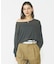 STRIPE SHEER L/S TOP