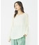 STRIPE SHEER L/S TOP