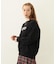 STENCIL LOGO WIDE CREW SWEAT TOP