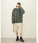 STENCIL LOGO WIDE CREW SWEAT TOP