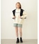 STENCIL LOGO WIDE CREW SWEAT TOP