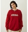 COOPER LOGO WIDE CREW SWEAT TOP