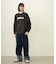 COOPER LOGO WIDE CREW SWEAT TOP