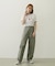 LOGO AND STAR FLOCKY PRINT RINGER TEE